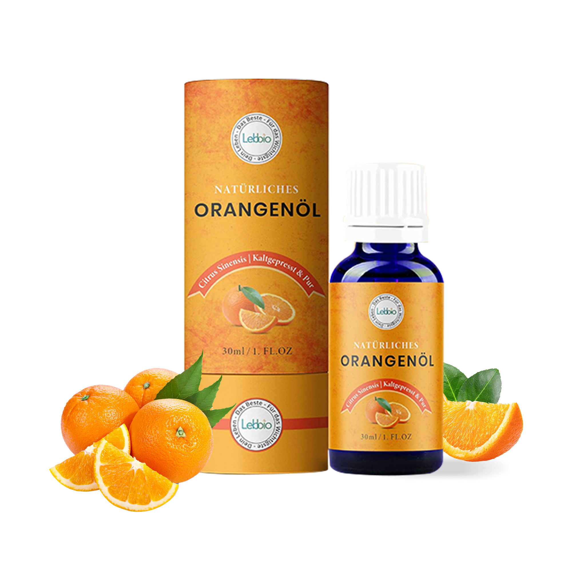 Lebbio – Orangenöl – 100% pur & kaltgepresst